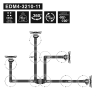 Настольный кронштейн для четырех мониторов EXEGATE EDM4-3210-11 EX300169RUS